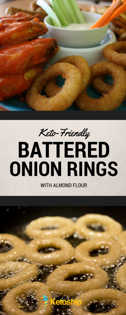 Keto-Friendly Battered Onion Rings